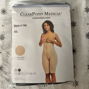 Women's Compression Bodysuit - Tan